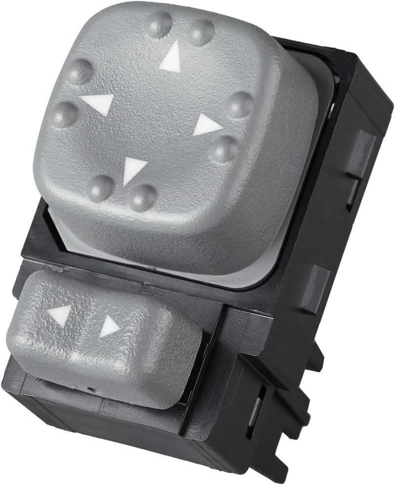SOAESCN 19259976 Power Mirror Switch Driver Side for 1998-2005 Chevy Blazer S10, 1998-2004 GMC Jimmy Sonoma, 1998-2001 Oldsmobil Bravada Rear Mirror Remote Control Switch, 15720520, 15013100, 901126 - Image 2